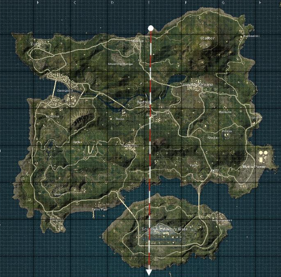 绝地求生PUBG艾伦格地图介绍